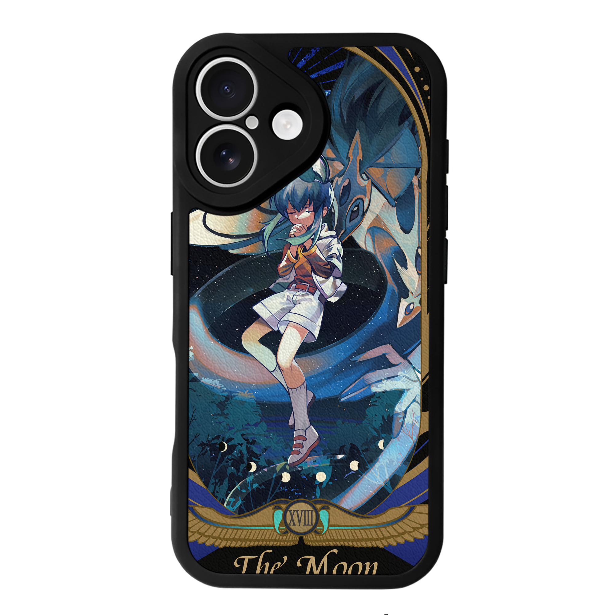 （画像用） 遊☆戯☆王 Yu-Gi-Oh! 【iPhone 16シリーズ対応】シリコンスマホケース（レザー調） 材質：シリコン